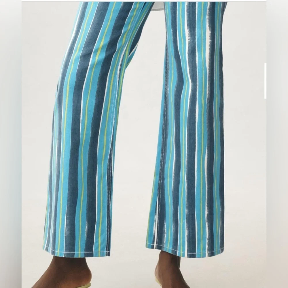 ANTHROPOLOGIE SIMON MILLER ASTRO HIGH-RIZE WIDE LEG JEANS BLUE SIZE 30 NWT - Picture 5 of 15